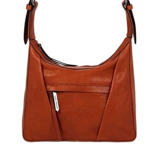 NWT Isabel Marant mini Niamey leather hobo - Cognac
